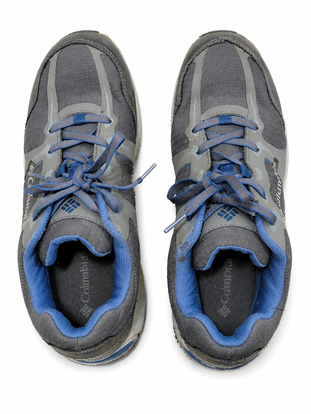 Columbia Grey/Blue Techlite Trail Hiking Shoes